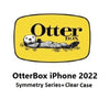 OtterBox Apple iPhone 14 / iPhone 13 Symmetry Series+ Clear Antimicrobial Case for MagSafe - Clear (77-89208), 3X Military Standard Drop Protection Otterbox