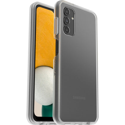 OtterBox Samsung Galaxy A13 5G (6.5') React Series Case - Clear (77-86966), Raised Screen Bumpers, Ultra-Slim, Soft Touch Edges Great Grip Otterbox