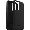 OtterBox Samsung Galaxy S22 5G (6.1') Symmetry Series Antimicrobial Case - Black (77-86426), 3X Military Standard Drop Protection, Raised Edges Otterbox