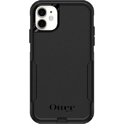 OtterBox Apple iPhone 11 Commuter Series Case - Black (77-62463), Dual-Layer Protection, Port Covers Block Dust & Dirt, No-Slip Grippy Edges, Sleek Otterbox
