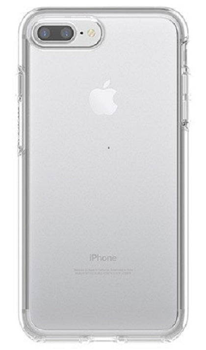 OtterBox Apple iPhone 8 Plus / iPhone 7 Plus Symmetry Series Clear Case - Clear (77-56916), Scratch-Resistant, Screen Bumper, Slim Profile Otterbox