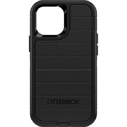 OtterBox Apple iPhone 13 Mini / iPhone 12 Mini Defender Series Pro Antimicrobial Case - Black (77-83535), 4X Military Standard Drop Protection, Rugged Otterbox