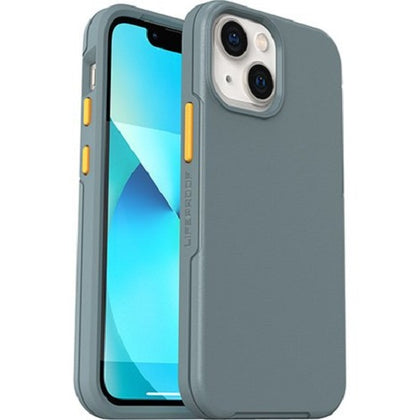 LifeProof SEE Case with Magsafe for Apple iPhone 13 Mini / iPhone 12 Mini - Anchors Away (Teal Grey/orange) (77-83703), DropProof from 2M, Ultra-thin Otterbox