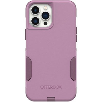 OtterBox Apple iPhone 13 Pro Max / iPhone 12 Pro Max Commuter Series Antimicrobial Case - Maven Way (Pink) (77-83452), Dual Layer, Port Covers Otterbox