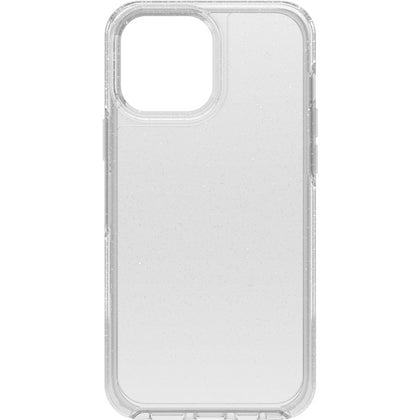 OtterBox Apple iPhone 13 Pro Max / iPhone 12 Pro Max Symmetry Series Clear Antimicrobial Case - Stardust (Clear Glitter) (77-83509),Durable Protection Otterbox