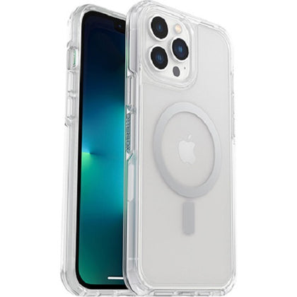 OtterBox Apple iPhone 13 Pro Max / iPhone 12 Pro Max Symmetry Series+ Clear Antimicrobial Case for MagSafe - Clear (77-83662) Otterbox