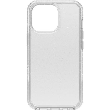 OtterBox Apple iPhone 13 Pro Symmetry Series Clear Antimicrobial Case - Stardust (Clear Glitter) (77-83494), 3X Military Standard Drop Protection Otterbox