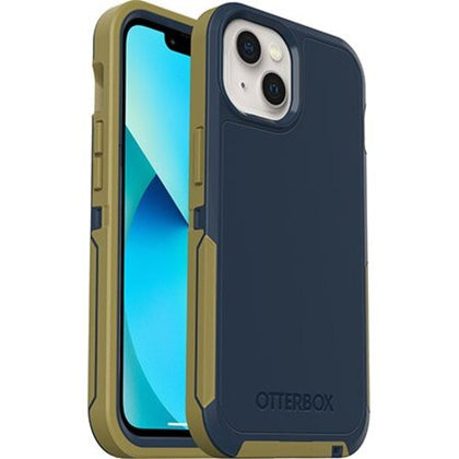 OtterBox Apple iPhone 13 Defender Series XT Case with MagSafe - Dark Mineral (Blue) (77-85891), 5X Military Standard Drop Protection, Dual-Layer Otterbox