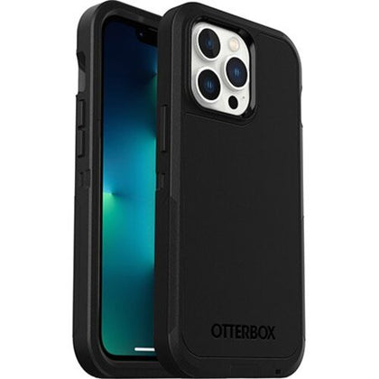 OtterBox Apple iPhone 13 Pro Defender Series XT Case with MagSafe - Black (77-85572), 5X Military Standard Drop Protection, Dual-Layer, Port Covers Otterbox