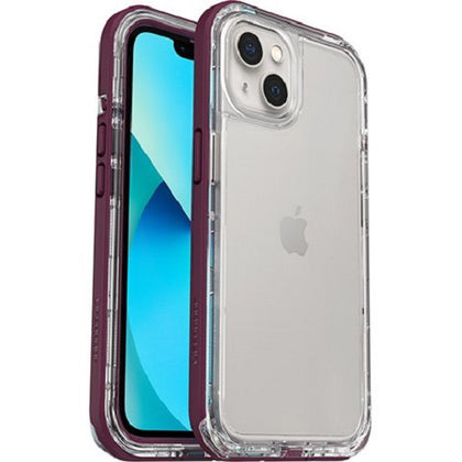 LifeProof NEXT Antimicrobial Case for Apple iPhone 13 - Essential Purple (77-85539), DropProof from 2M, DirtProof, SnowProof, Sealed Ports Block Dust Otterbox