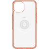 OtterBox Apple iPhone 13 Otter + Pop Symmetry Series Clear Case - Melondramatic (Clear/Orange) (77-85392), 3X Military Standard Drop Protection Otterbox