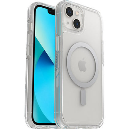 OtterBox Apple iPhone 13 Symmetry Series+ Clear Antimicrobial Case for MagSafe - Clear (77-85644), 3X Military Standard Drop Protection, Ultra-Slim Otterbox