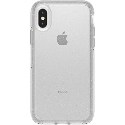 OtterBox Apple iPhone X / iPhone Xs Symmetry Series Clear Case - Stardust (Clear Glitter) (77-59584), Drop Protection, Raised Screen Bumper,Ultra-Slim Otterbox