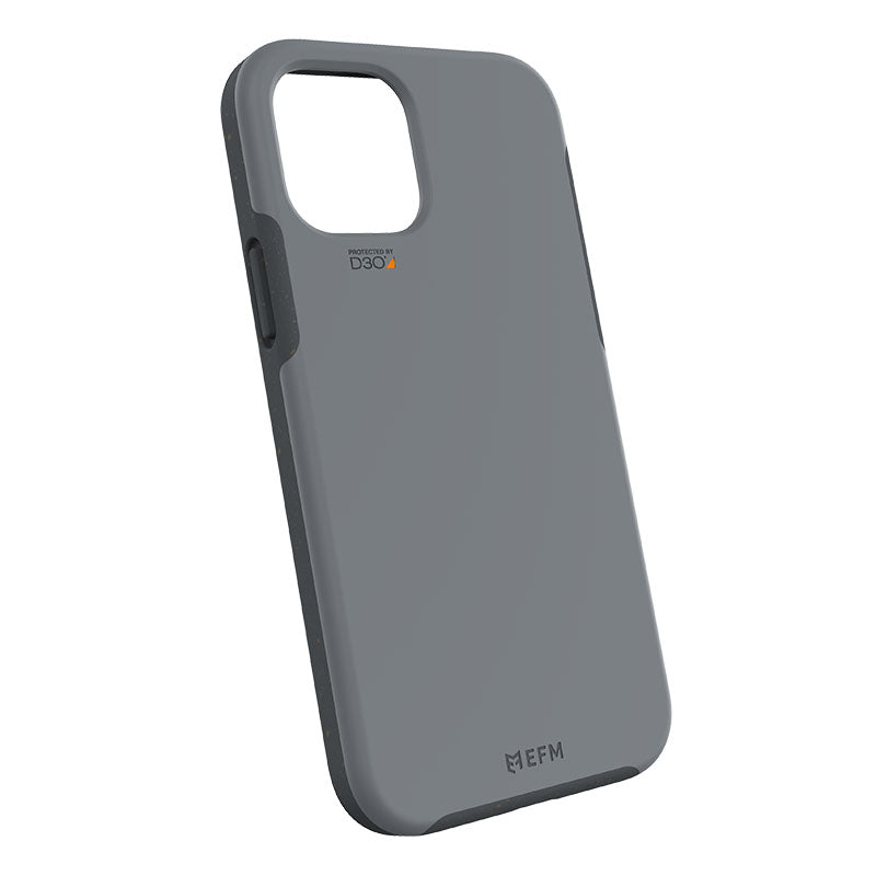 EFM Eco+ Case for Apple iPhone 12 Pro Max - Charcoal (EFCECAE182CHC), D3O® impact protection, Slim, tough and durable, Shock & Drop Protection EFM
