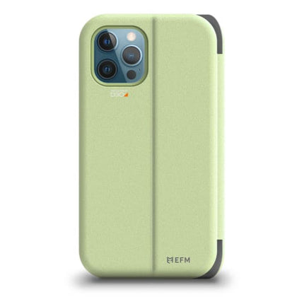 EFM Miami Wallet Case Armour with D3O - For Apple iPhone 12 Pro Max 6.7' - Pale Mint (EFCMIAE182PAM), 2.4M drop tested, Stand Functionality EFM