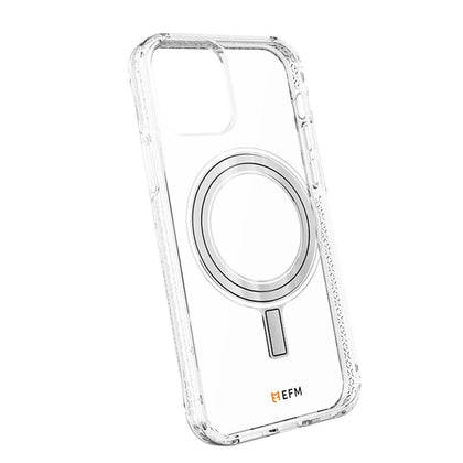 EFM Zurich Flux Case for Apple iPhone 12/12 Pro - Clear (EFCTPAE181FLXC), Antimicrobial, 2.4m Military Standard Drop Tested, Slimline Protection EFM