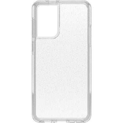 OtterBox Samsung Galaxy S21+ 5G (6.7') Symmetry Series Clear Antimicrobial Case - Stardust (Clear Glitter) (77-81764), Raised Edges,Durable Protection Otterbox