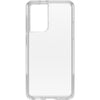 OtterBox Samsung Galaxy S21 5G (6.2') Symmetry Series Clear Antimicrobial Case - Clear (77-81751), 3X Military Standard Drop Protection, Thin Profile Otterbox