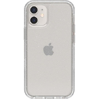 OtterBox Apple iPhone 12 Mini Symmetry Series Clear Case - Stardust Glitter (77-65374), 3X Military Standard Drop Protection,Raised Edges,Thin Profile Otterbox