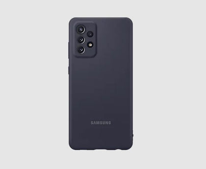 Samsung Galaxy A72 (6.7') Silicone Cover - Black(EF-PA725TBEGWW),Silky Smooth And Stylish,Slender Form,Serious Safeguarding,Protects from shocks/bumps Samsung