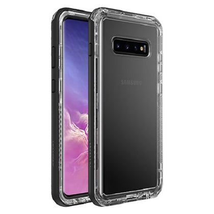 LifeProof NEXT Case for Samsung Galaxy S10+ - Black Crystal (77-62078), DropProof from 2M, DirtProof, SnowProof, Sealed Ports Block Dust Otterbox
