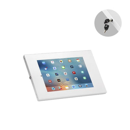Brateck Anti-Theft Wall-Mounted Tablet Enclosure Fit most 9.7' to 11' tablets including iPad, iPad Air, iPad Pro,- White Brateck