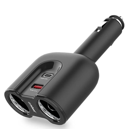 mbeat® Gorilla Power Dual Port USB-C PD & QC3.0 Car Charger with Cigar Lighter Splitter MBEAT