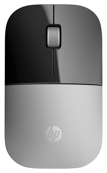 HP Z3700 Silver Wireless Mouse 2.4GHz 16 months Battery Life 10m Range, with USB Receiver HP