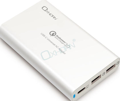 Oxhorn USB-C Quick Charge 3.0 Laptop Notebook Charger - Fast Charging 40W Power USB Type C, USB 3.0, USB-A, *Clearance* Just You PC