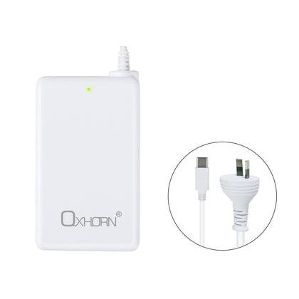 Oxhorn 65W AC Power Adapter USB-C Charger Power Delivery for Lenovo HP Dell Asus USB-C Laptop Tablet Mobile Built-in Power Supply Protection 2M Cable Just You PC