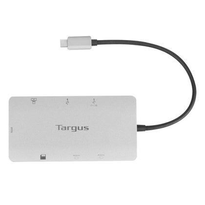 Targus USB-C Dual HDMI 4K Docking Station with 100W Power Delivery Pass-Thru 2xHDMI 2xUSB 3.2 1xSD 1xMicroSD 1xGigabit LAN Targus