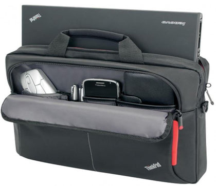 LENOVO 15.6' Business Topload Notebook Laptop Bag Carry Case Black Colour Smooth Carry Handles Shoulder Strap Light Durable fit 16' 15' 14' 13'(LS)