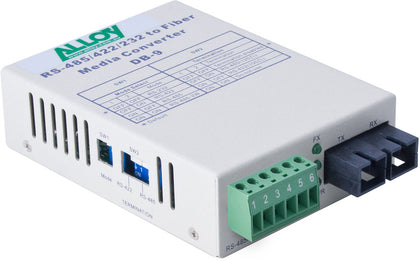 Alloy SCR460SC-2 RS-232/422/485 Serial Terminal to Multimode Fibre Converter. Max. range 2 Km