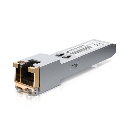 Ubiquiti SFP to RJ45 Transceiver Module, 1000Base-T Copper SFP Transceiver, 1Gbps Throughput Rate, Supports Up to 100m Ubiquiti