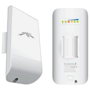 Ubiquiti airMAX Nanostation LOCO M 2.4GHz Indoor/Outdoor CPE - Point-to-Multipoint(PtMP) application - Includes PoE Adapter Ubiquiti