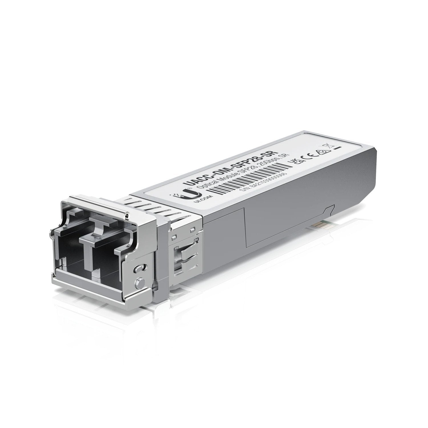 Ubiquiti 25 Gbps Multi-Mode Optical Module, Short-range, SFP28-compatible Optical Transceiver Module,Supports Connections Up To 100 m
