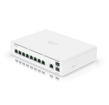 Ubiquiti UISP Host Console,Integrated Switch & Multi-gigabit Ethernet Gateway, (9) GbE RJ45 ports, (2) 10G SFP+ ports, Up 8,500 Mbps,  2Yr Warr