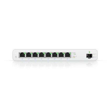 Ubiquiti UISP Router, 8-Port GbE Ports w/ 27V Passive PoE, For MicroPoP Applications, 110W PoE Budget, Fanless Ubiquiti