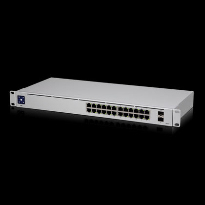 Ubiquiti UniFi 24 port Managed Gigabit Switch - 24x Gigabit Ethernet Ports, with 2xSFP - Touch Display - Fanless - GEN2 freeshipping - Goodmayes Online