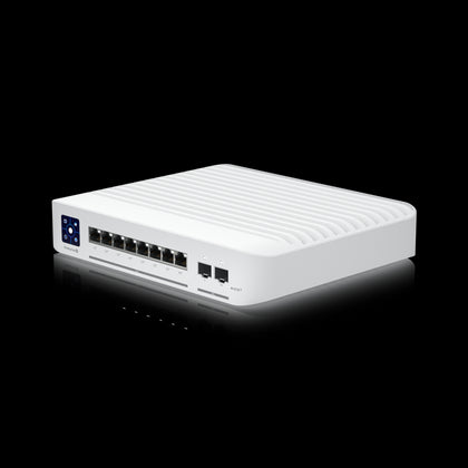 Ubiquiti Switch Enterprise 8-port PoE+ 8x2.5GbE, Ideal For Wi-Fi 6 AP, 2x 10g SFP+ Ports For Uplinks, Managed Layer 3 Switch Ubiquiti
