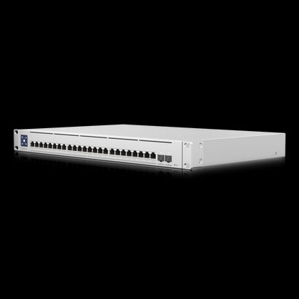 Ubiquiti Switch Enterprise 24-port Switch 24x10GbE Ports, 2x 25G SFP28 Ports For Uplinks, Managed Layer 3 Switch Ubiquiti