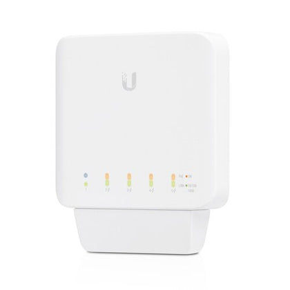 Ubiquiti UniFi USW Flex - Managed, Layer 2 Gigabit switch with auto-sensing 802.3af PoE support. 1x PoE In, 4x PoE Out Ubiquiti