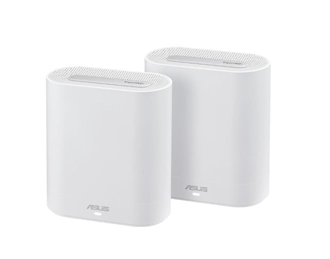 ASUS ExpertWiFi EBM68 2PK Wi-Fi 6 AX 7800Mbps Business Mesh, 2.5G Base T WAN, Customised Guest Portal, Wall-mount, Link Aggregation (WIFI6)