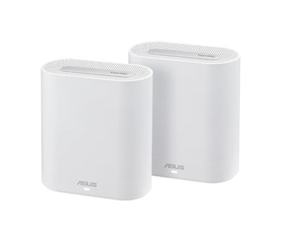 ASUS ExpertWiFi EBM68 2PK Wi-Fi 6 AX 7800Mbps Business Mesh, 2.5G Base T WAN, Customised Guest Portal, Wall-mount, Link Aggregation (Expert Wifi)