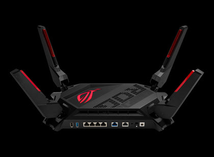 ASUS GT-AX6000 Dual-Band WiFi 6 (802.11ax) Gaming Router, Up To 6000Mbps, Dual 2.5G Ports, Enchanced Hardware, WAN Aggregation, VPN Fusion (WIFI6) ASUS