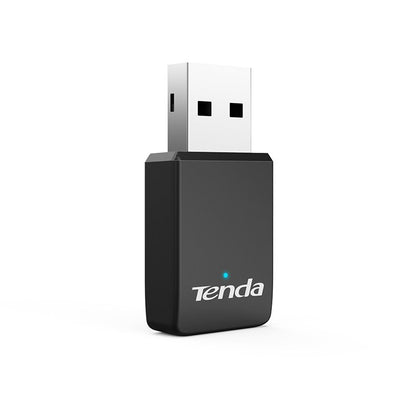 Tenda U9 AC650 Dual-band Mini Wi-Fi USB Adaptor, USB2.0, 11ac MU-MIMO, 433Mbps/200Mbps, Auto-Install, Compact,Windows Compatible Tenda
