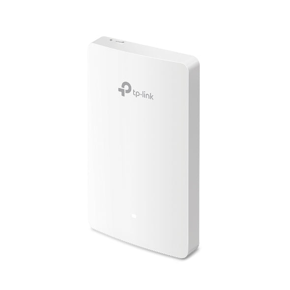 TP-Link EAP615-Wall AX1800 Wall Plate WiFi 6 Access Point, Omada, 1201/574 Mbps, 4x Gigabit Ethernet Port, 2x Antenna, Centralised Management TP-LINK