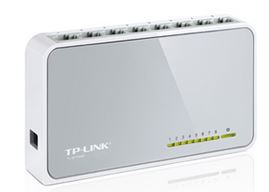 TP-Link SF1008D 8 Port Switch 10/100Mbps Desktop Plastic case TP-LINK