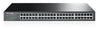 TP-Link TL-SF1048 48-Port 10/100Mbps Rackmount Switch energy-efficient Supports MAC 19-inch rack-mountable steel case 100% Data filtering TP-LINK