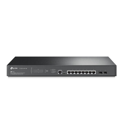 TP-Link TL-SG3210XHP-M2 JetStream 8-Port 2.5GBASE-T and 2-Port 10GE SFP+ L2+ Managed Switch with 8-Port PoE+ 2xFan Rack Mountable IGMP Snooping,Omada TP-LINK